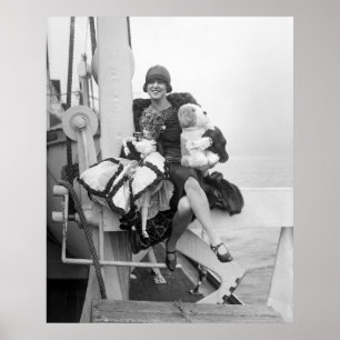 Affiches Poupées sur la plate-forme, les années 1920