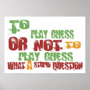Affiches Pour jouer aux échecs