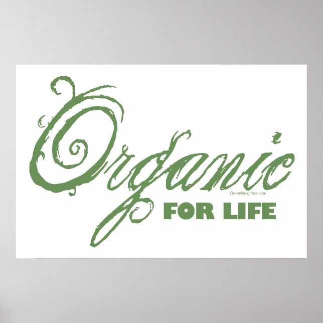 Affiches Pour la vie, biologique (Devant)