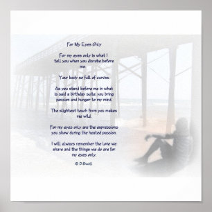 Affiches Pour mon filigrane de yeux