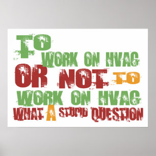 Affiches Pour travailler sur HVAC