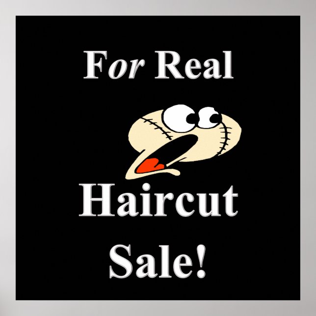 Affiches Pour Vendre Vente De Cheveux Réel Matte (Devant)