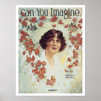 Affiches Pouvez-Vous Imaginer La Couverture Vintage Du Livr