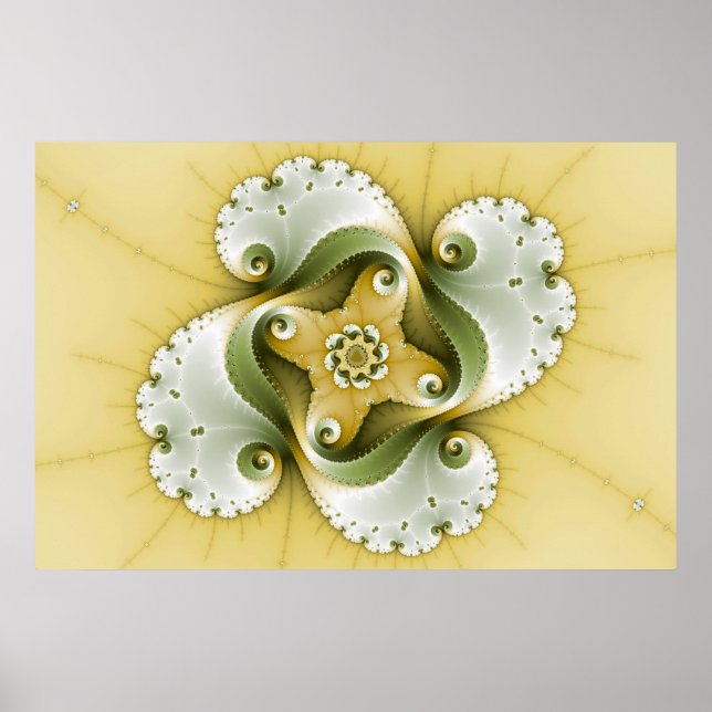 Affiches Pouvoir terroriste - Art Fractal (Devant)