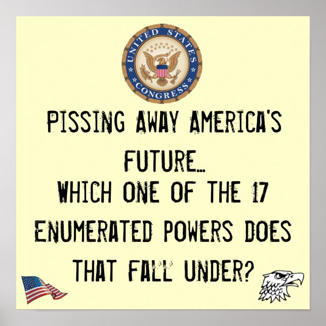 Affiches Pouvoirs du Congrès (Devant)