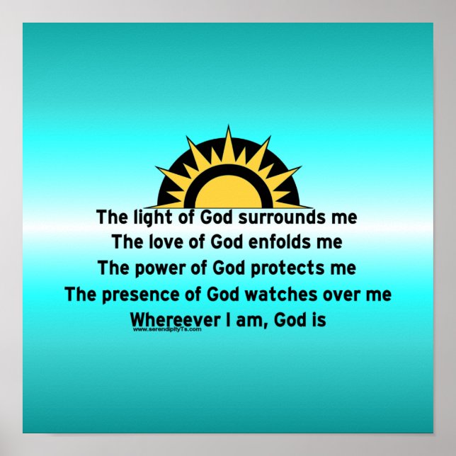 Affiches Prayer of Protection (Devant)