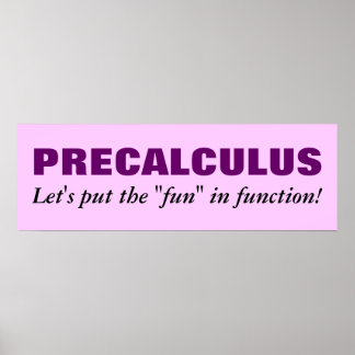 Affiches Precalculus