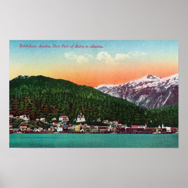 Affiches Premier port d'entrée en Alaska View (Devant)