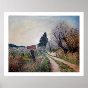 Affiches PREMIER PRINTEMPS EN VERNALESE / Paysage de Toscan