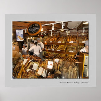 Affiches Première boulangerie Moisson - Montréal