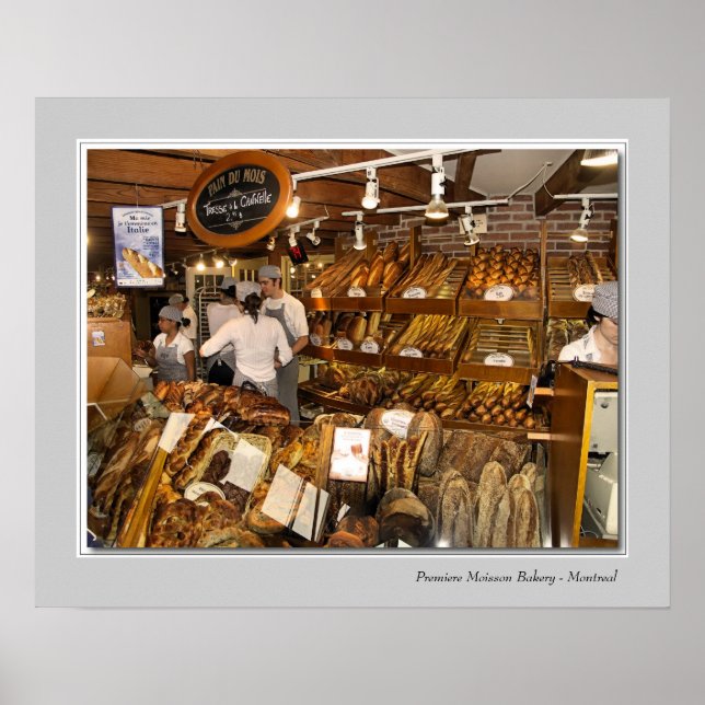 Affiches Première boulangerie Moisson - Montréal (Devant)