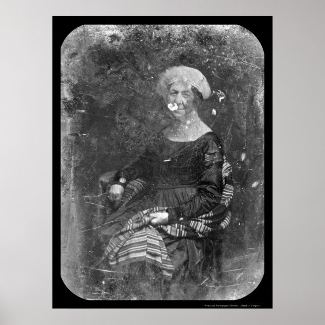 Affiches Première dame Dolley Madison Daguerreotype 1848 (Devant)