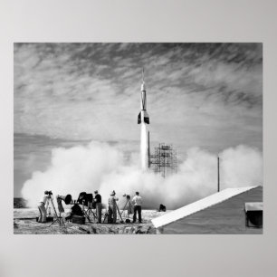 Affiches Première fusée, Cape Canaveral, "Bumper 2"
