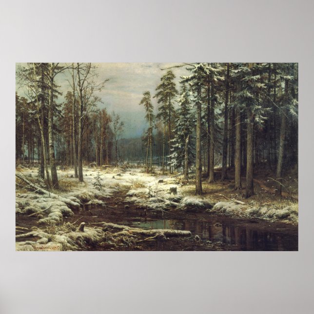 Affiches Première neige (Devant)