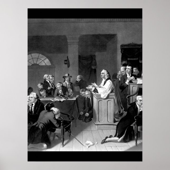 Affiches Première prière au Congrès, septembre _Image de gu (Devant)