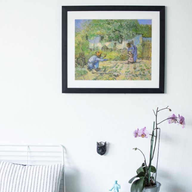 Affiches Premières étapes (après Millet) par Vincent van Go (Créateur téléchargé)