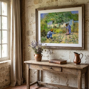 Affiches Premiers Pas (d'après Millet) par Vincent van Gogh