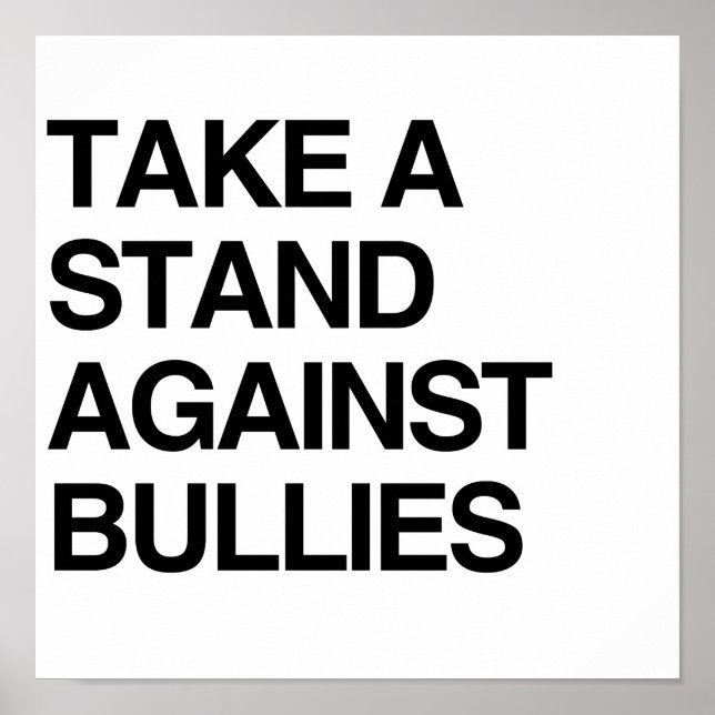 AFFICHES PRENEZ POSITION CONTRE LES BULLES (Devant)