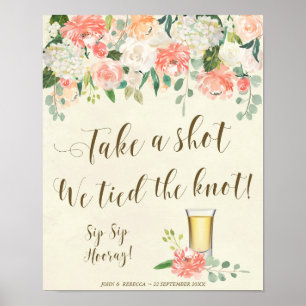 Affiches Prenez une photo nous avons attaché le panneau mar