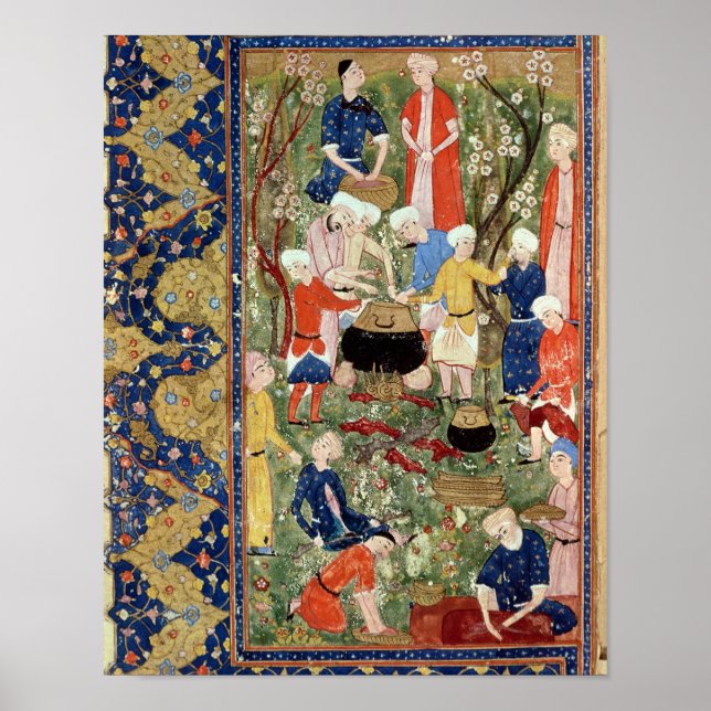 Affiches Préparation d'un repas (Devant)