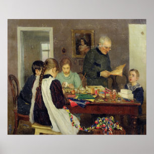 Affiches Préparation pour Noël, 1896