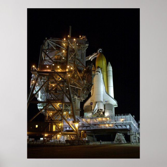 Affiches Préparations de lancement pour la navette spatiale (Devant)