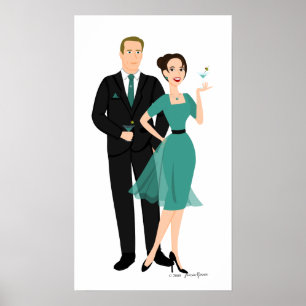 Affiches Préparez Votre Martinis !