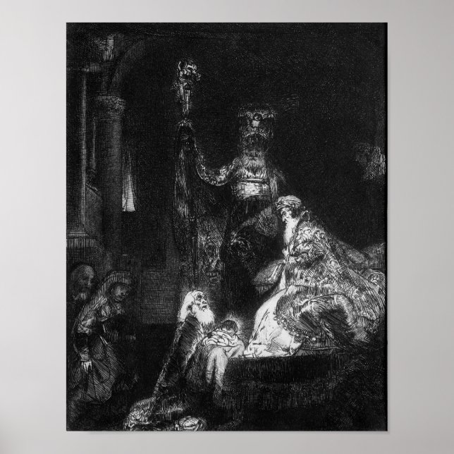 Affiches Présentation au Temple, 1654 (Devant)