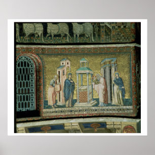 Affiches Presentation in the Temple, detail from the Story