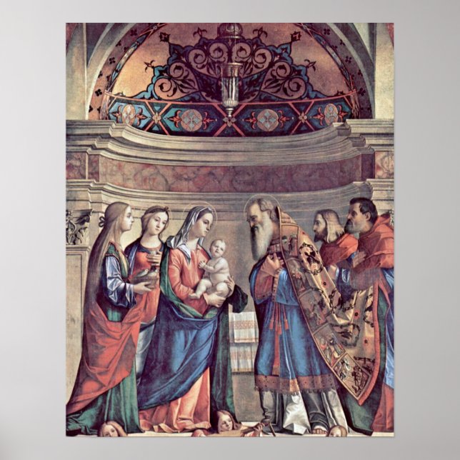 Affiches Presentation of Jesus by Vittore Carpaccio (Devant)