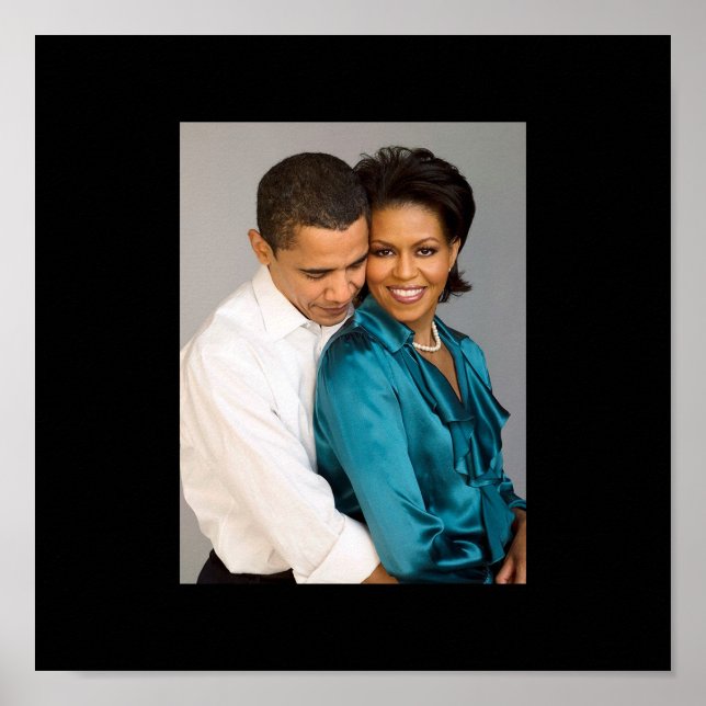 AFFICHES PRÉSIDENT BARACK & MICHELLE OBAMA (Devant)