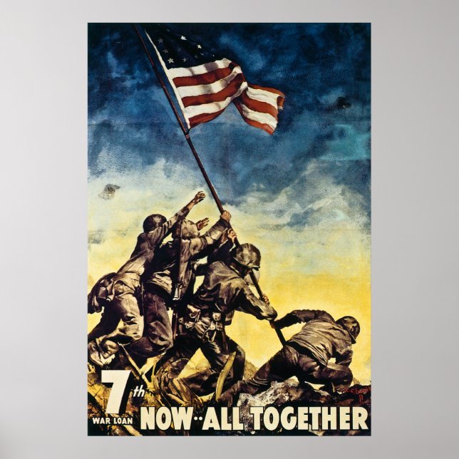 Affiches Prêt de la 7e Guerre maintenant tous ensemble 2ÈME (Devant)