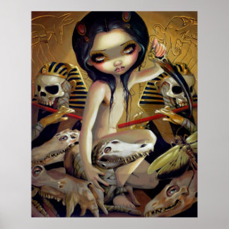 Affiches Prêtre de Nyarlathotep ART IMPRIMER égypte gothiqu