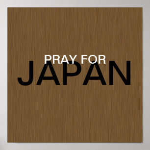 AFFICHES PRIER POUR LE JAPON