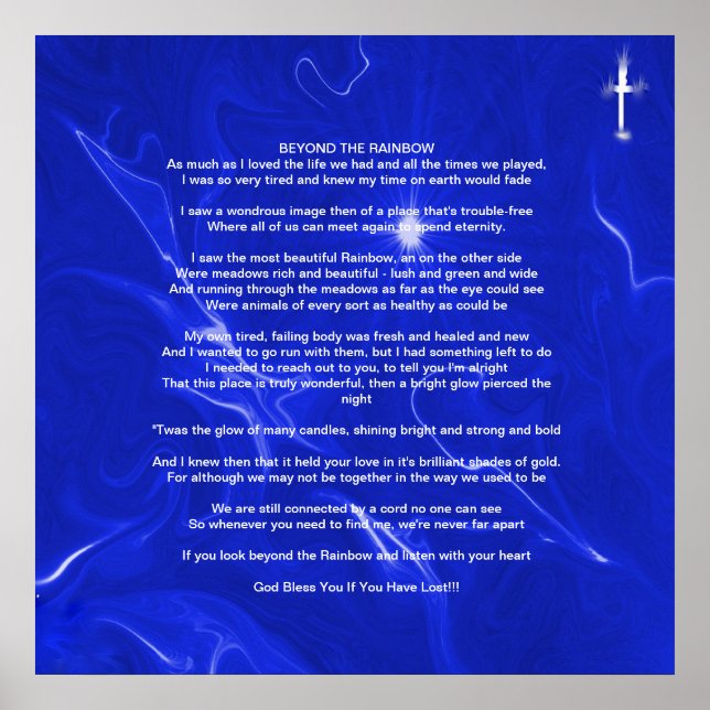 AFFICHES PRIÈRE ANIMALE APRÈS PERTE (Devant)