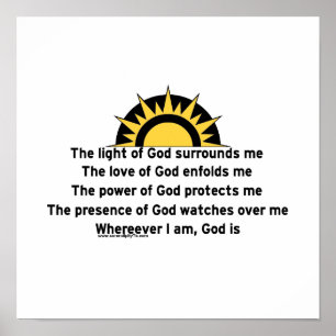 Affiches Prière de protection