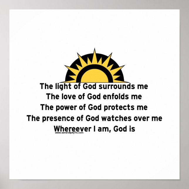 Affiches Prière de protection (Devant)