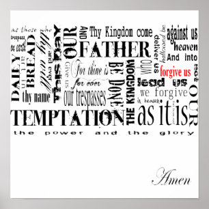 Affiches prière des seigneurs