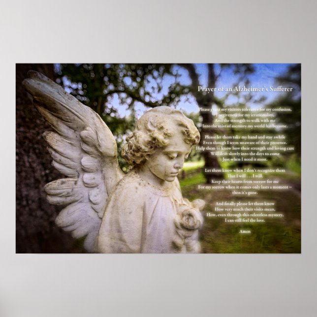 Affiches Prière d'un souffleur d'Alzheimer (affiche) (Devant)