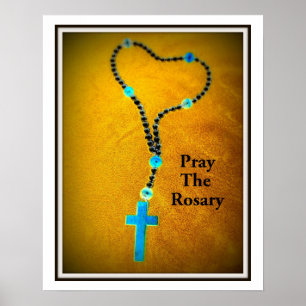 Affiches Priez Le Rosaire