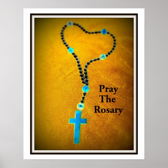 Affiches Priez Le Rosaire (Devant)