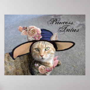 AFFICHES PRINCESS TATUS /ELEGANT CAT, GRAND DIVA CASQUETTE