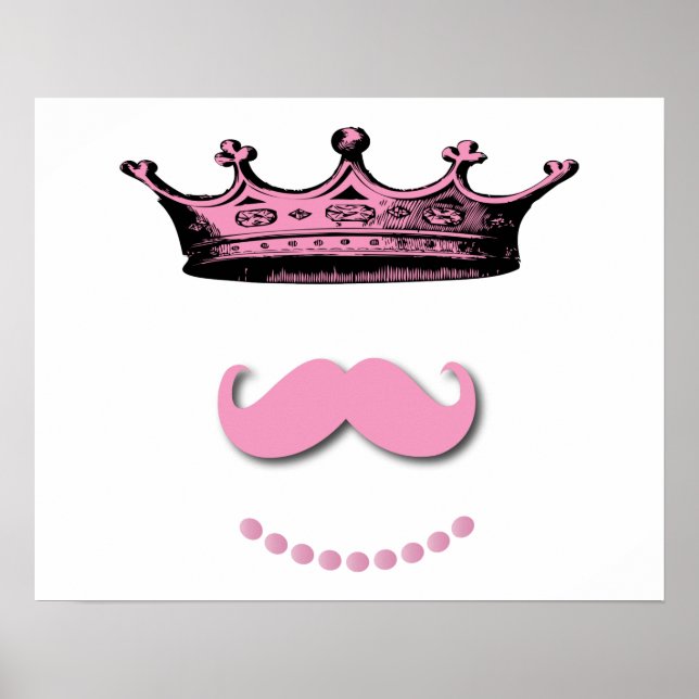 Affiches Princesse Crown et Moustache (Devant)