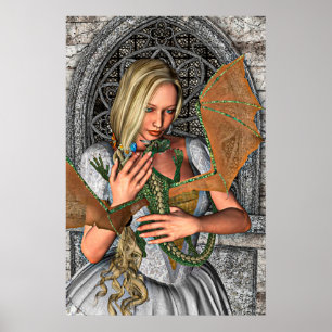 Affiches Princesse et Dragon