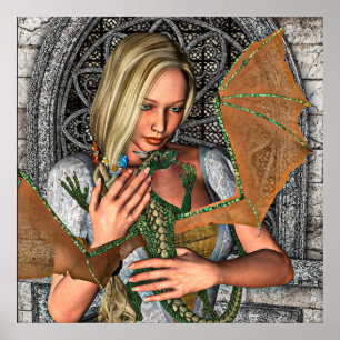 Affiches Princesse et Dragon