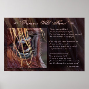 Affiches Princesse Wild Heart inspiré, © Kim McElroy