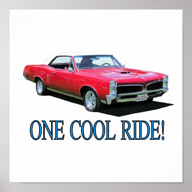 Affiches Print with "One Cool Ride!" (Devant)