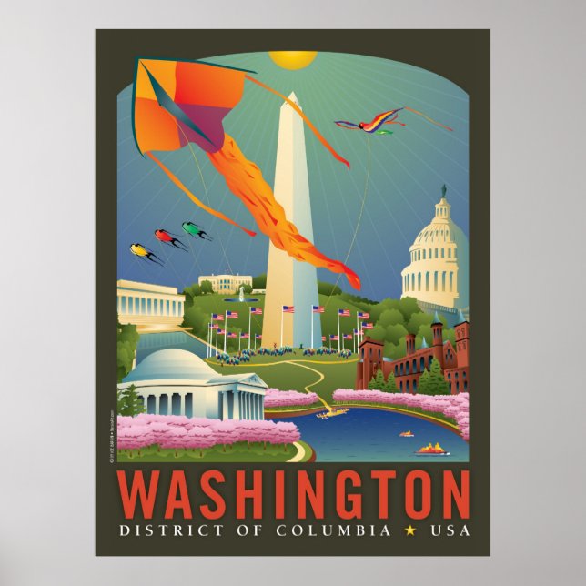 Affiches Printemps à Washington (Devant)