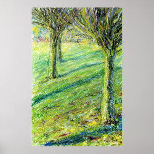 Affiches Printemps dans le parc West, Long Eaton (impressio