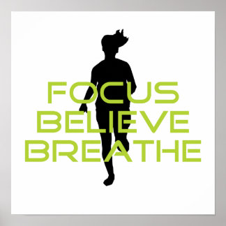 Affiches Printemps vert Focus Croire Respire